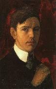 August Macke Self Portrait  ssss oil